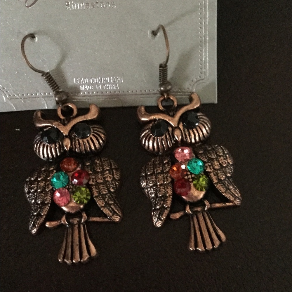 Princess Accessories Owl Earrings - Picture 4 of 6